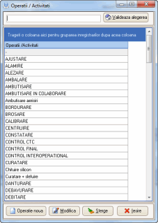 operatii